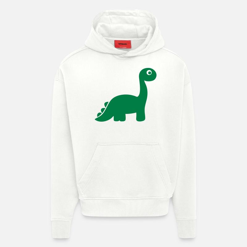 Dinosaurier - Hoodie- made by SPREAD  - OFF WHITE