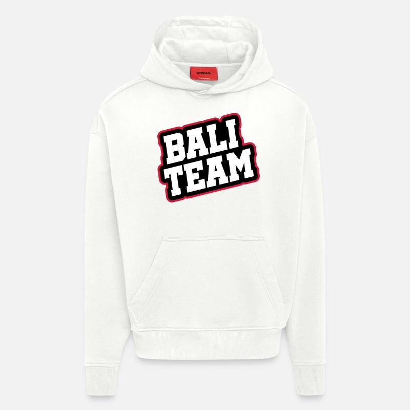 Bali Team Indonesien - Hoodie- made by SPREAD  - OFF WHITE