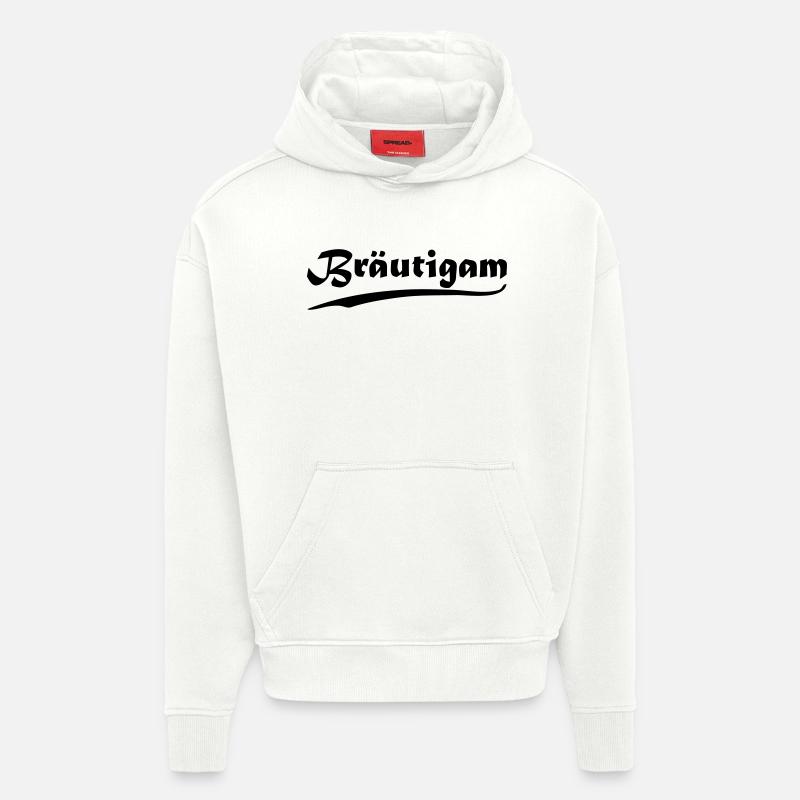 Bräutigam - Hoodie- made by SPREAD - OFF WHITE