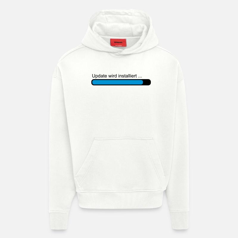 Update wird installiert ... Ladebalken - Hoodie- made by SPREAD  - OFF WHITE