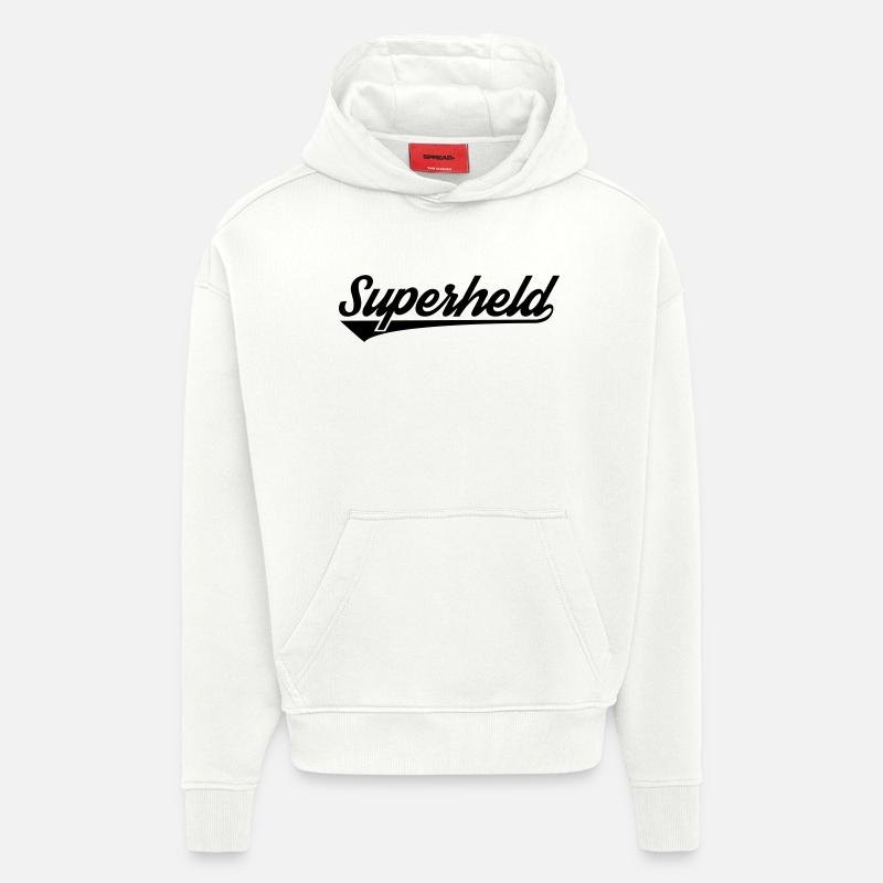 Superheld - Hoodie- made by SPREAD  - OFF WHITE
