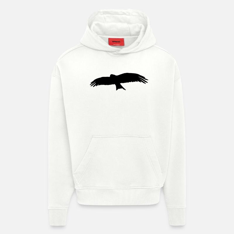 Vogel - Hoodie- made by SPREAD  - OFF WHITE