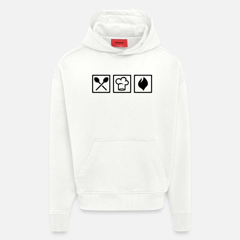 Koch - Hoodie- made by SPREAD  - OFF WHITE