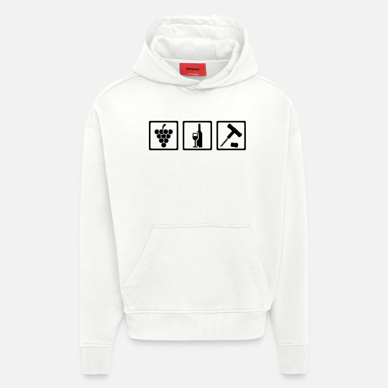 Winzer - Hoodie- made by SPREAD  - OFF WHITE