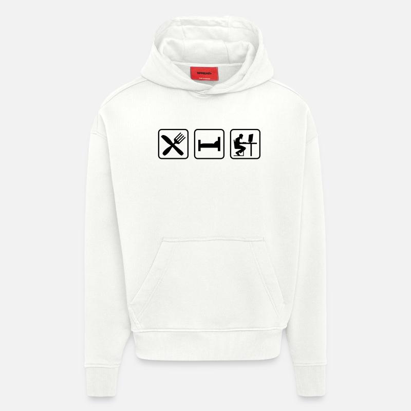 Computer-Spiel - Hoodie- made by SPREAD  - OFF WHITE