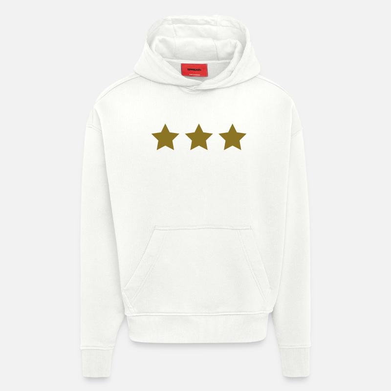 Sterne - Hoodie- made by SPREAD  - OFF WHITE