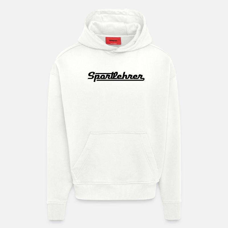 Sportlehrer - Hoodie- made by SPREAD  - OFF WHITE