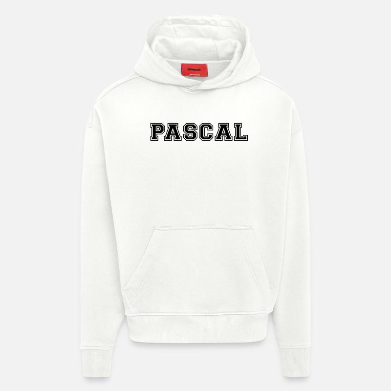 pascal - Sweat à capuche bio épais oversize fabriqué en UE - OFF WHITE
