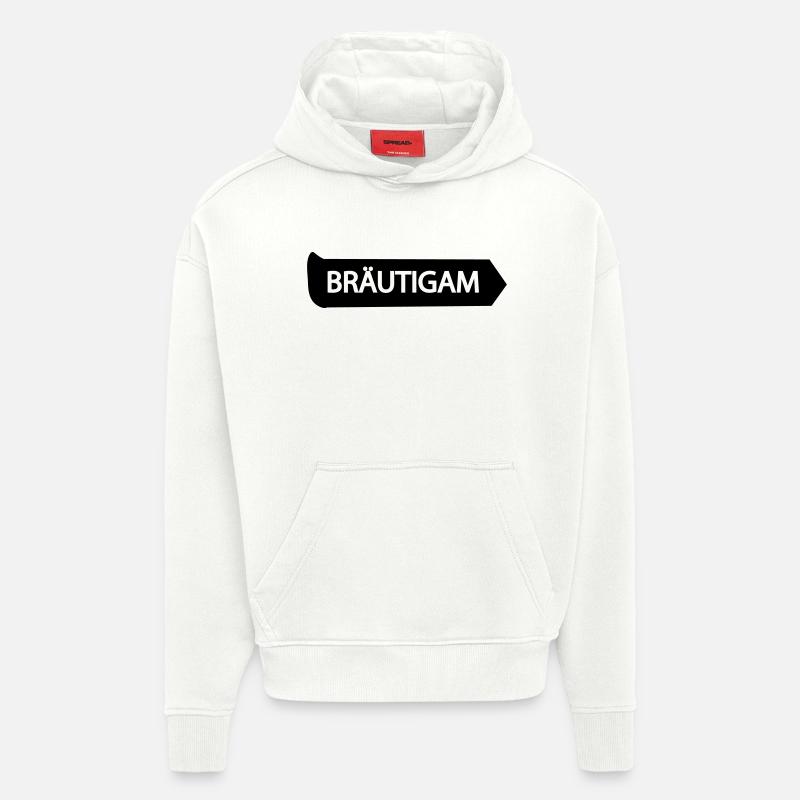 braeutigam_5 - Sweat à capuche bio épais oversize fabriqué en UE - OFF WHITE