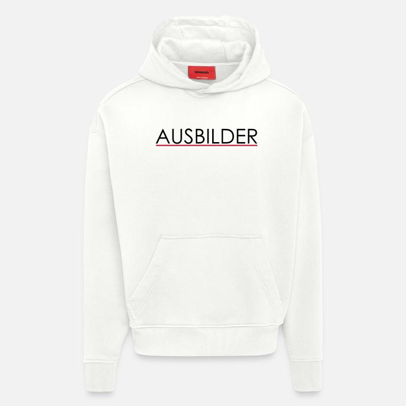 instructor - Sweat à capuche bio épais oversize fabriqué en UE - OFF WHITE