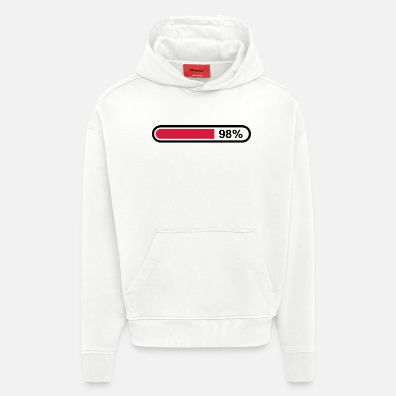 loading_bar__1f2 - Hoodie- made by SPREAD  - OFF WHITE