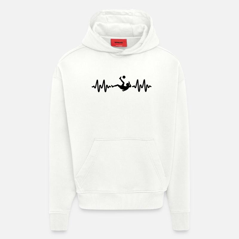 Fußball - Hoodie- made by SPREAD  - OFF WHITE