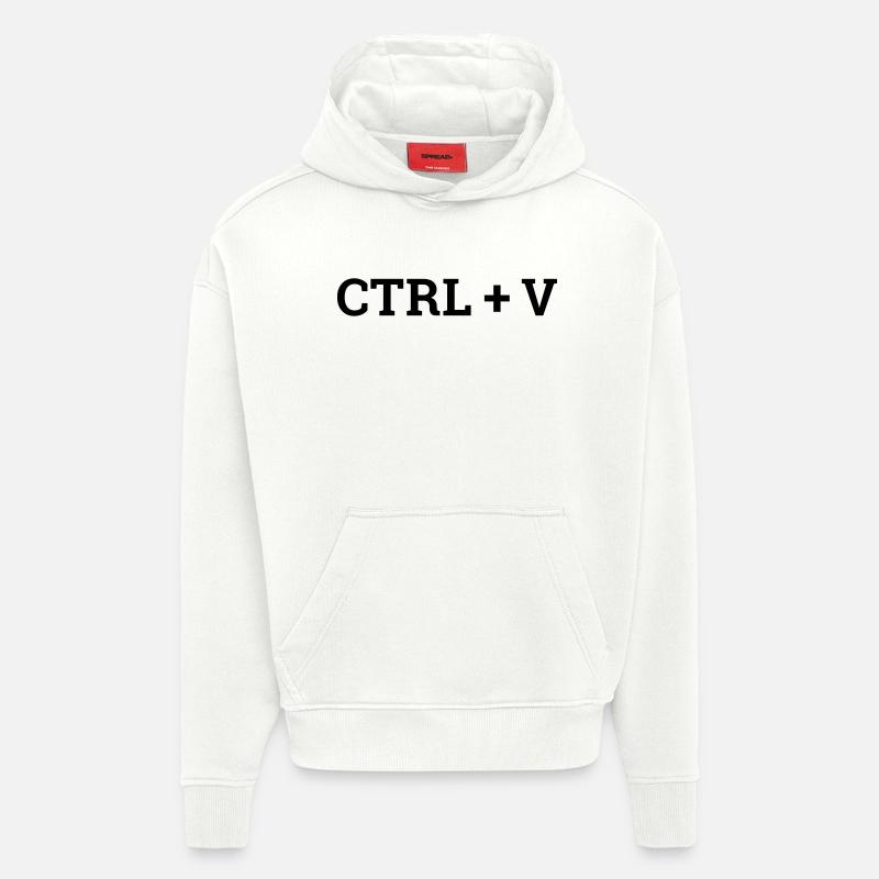 ctrl+v - Hoodie- made by SPREAD  - OFF WHITE