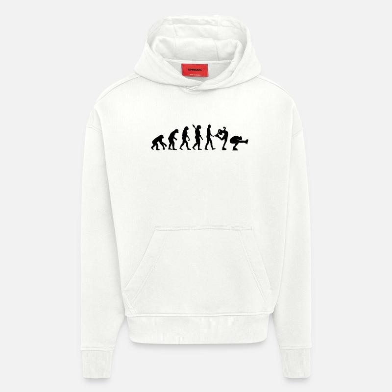 Evolution Eiskunstlauf - Hoodie- made by SPREAD  - OFF WHITE