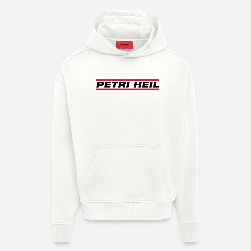 petri_heil_zu2 - Hoodie- made by SPREAD  - OFF WHITE