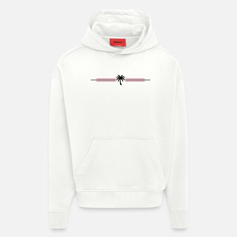 Palme Symbol - Hoodie- made by SPREAD - OFF WHITE