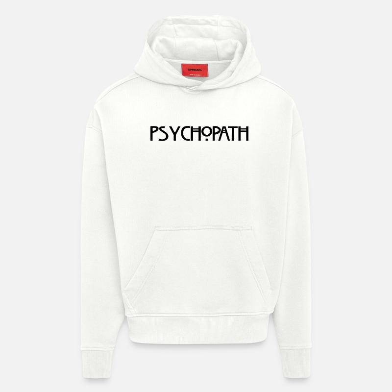 Psychopath - Hoodie- made by SPREAD  - OFF WHITE