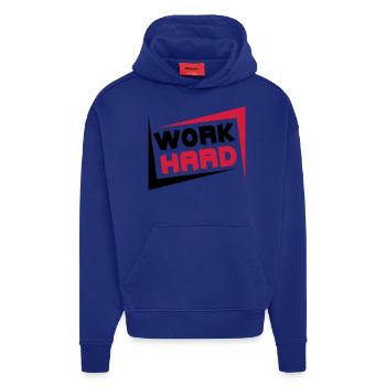 Work Hard - Hoodie- made by SPREAD  - OFF WHITE - Vorne