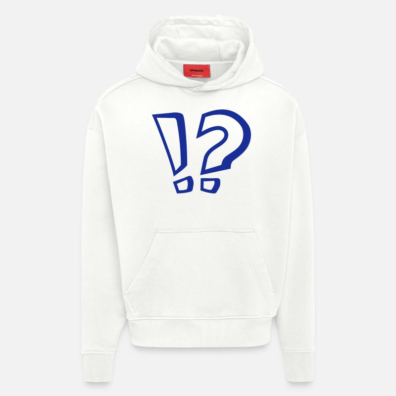 Fragezeichen - Hoodie- made by SPREAD  - OFF WHITE