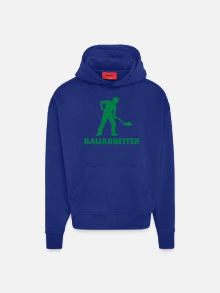 bauarbeiter baustelle 1 - Hoodie- made by SPREAD  - OFF WHITE