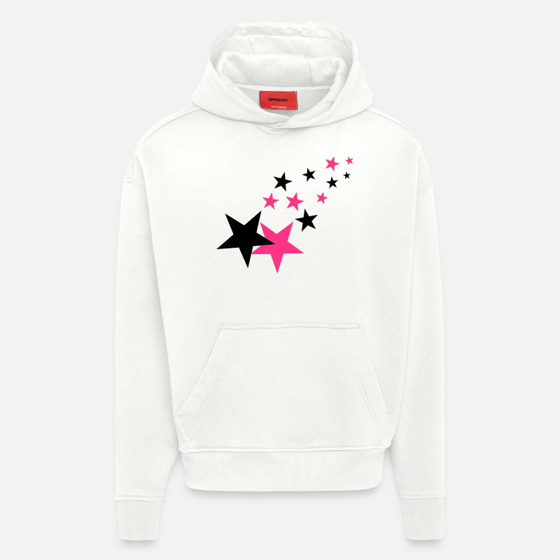 Sterne - Hoodie- made by SPREAD  - OFF WHITE