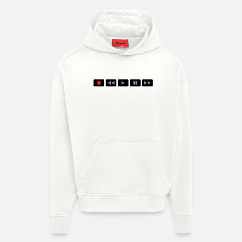 Oldschool Videocontrol - Hoodie- made by SPREAD  - OFF WHITE
