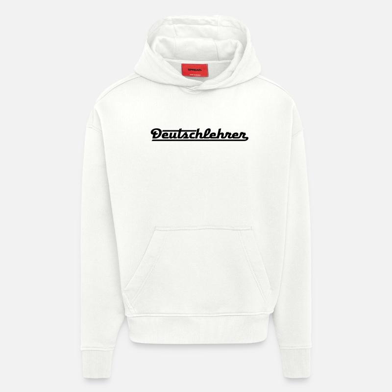Deutschlehrer - Hoodie- made by SPREAD  - OFF WHITE