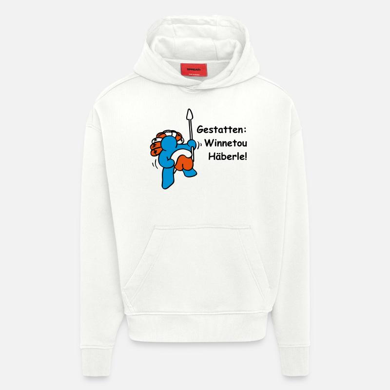 Winnetou Häberle - Hoodie- made by SPREAD  - OFF WHITE