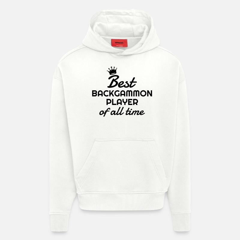 Backgammon / Spiel / Player / Schach - Hoodie- made by SPREAD  - OFF WHITE