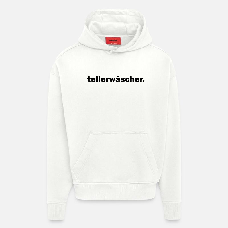 Tellerwäscher - Hoodie- made by SPREAD  - OFF WHITE