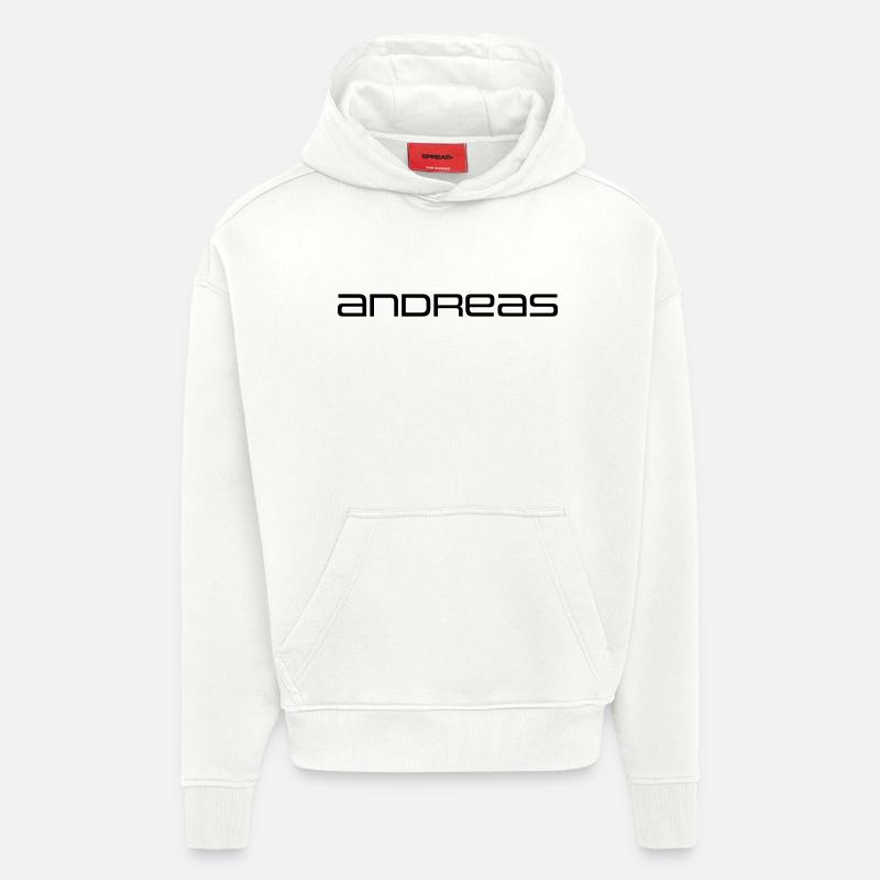 Andreas Geschenk - Hoodie- made by SPREAD  - OFF WHITE