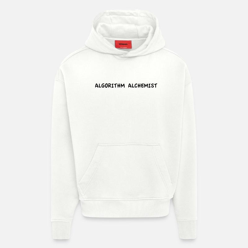 Algorithim, Alchimiste - Sweat à capuche bio épais oversize fabriqué en UE - OFF WHITE
