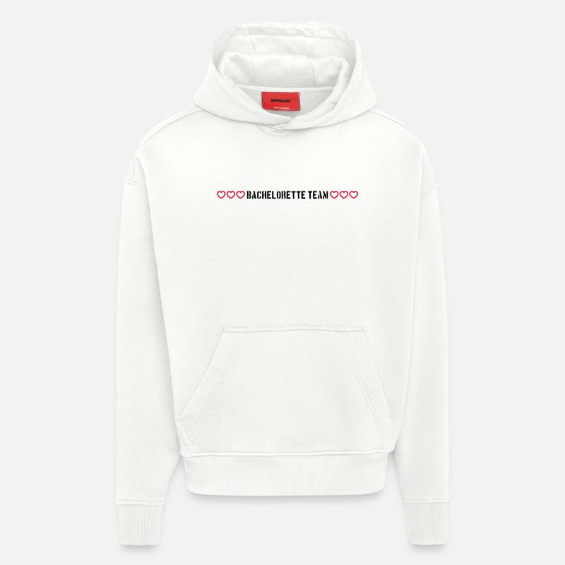 bachelorette team herzchen - Hoodie- made by SPREAD  - OFF WHITE