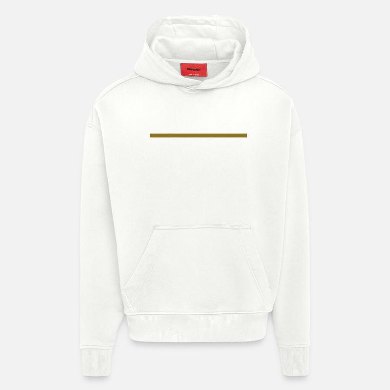 strich - Hoodie- made by SPREAD - OFF WHITE