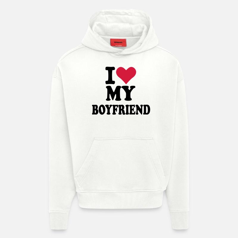 Boyfriend - ami - Sweat à capuche bio épais oversize fabriqué en UE - OFF WHITE