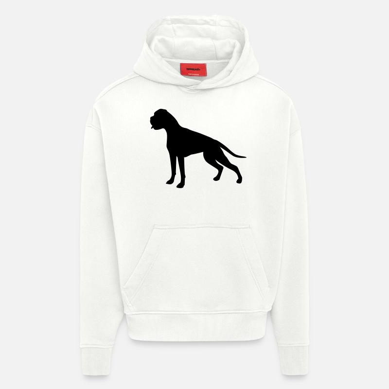 Boxer - Hoodie- made by SPREAD - OFF WHITE
