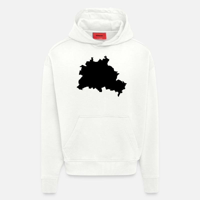 Berlin - Hoodie- made by SPREAD  - OFF WHITE