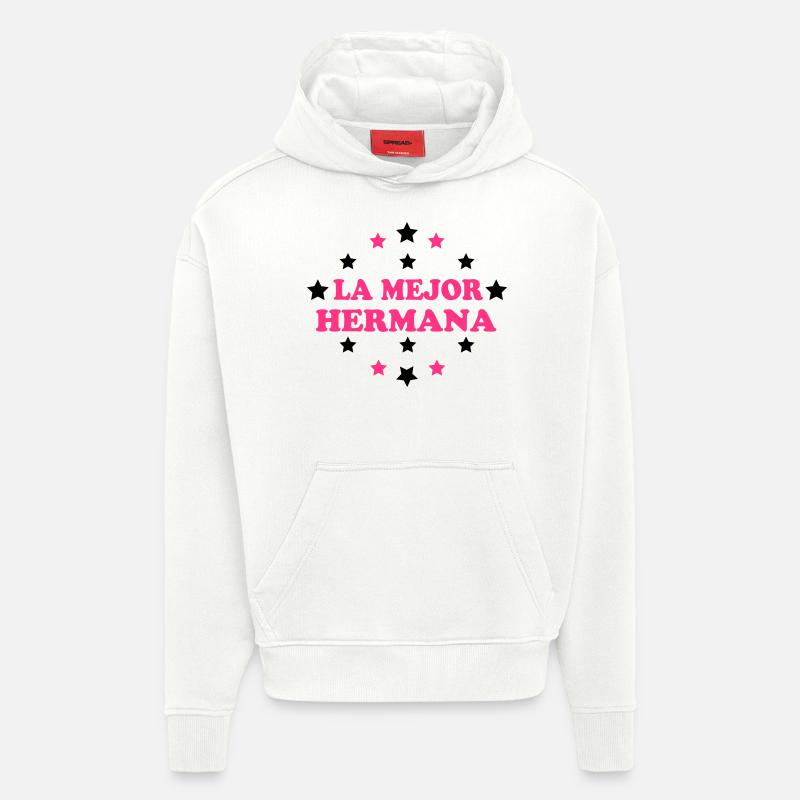 La mejor hermana - Hoodie- made by SPREAD  - OFF WHITE
