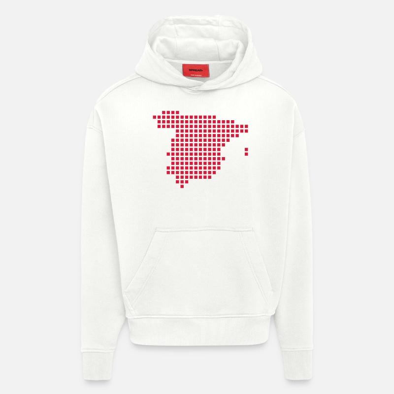 Spanien - Hoodie- made by SPREAD  - OFF WHITE