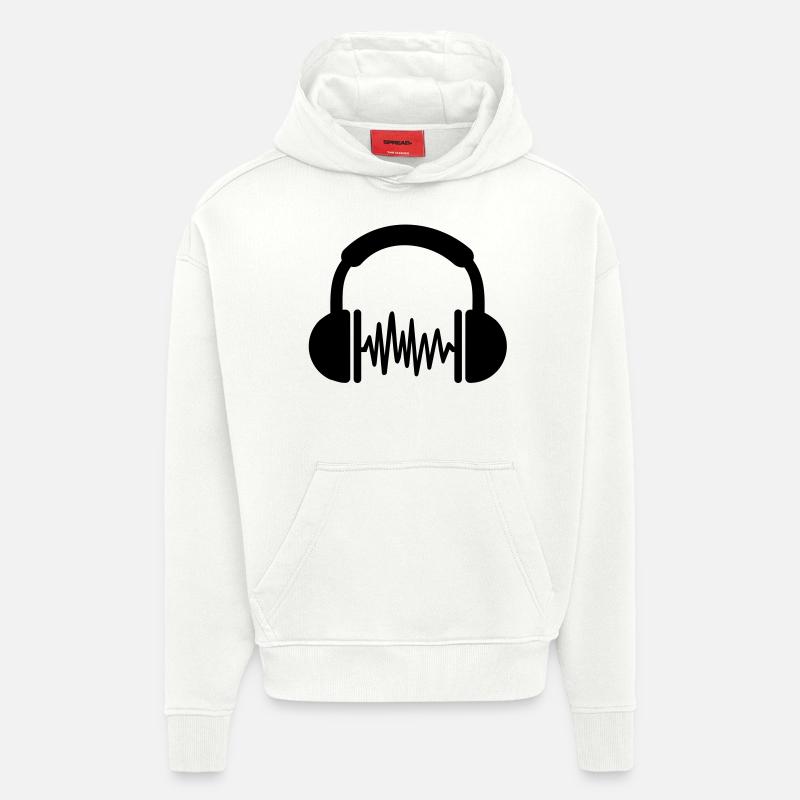 Kopfhörer - Hoodie- made by SPREAD  - OFF WHITE