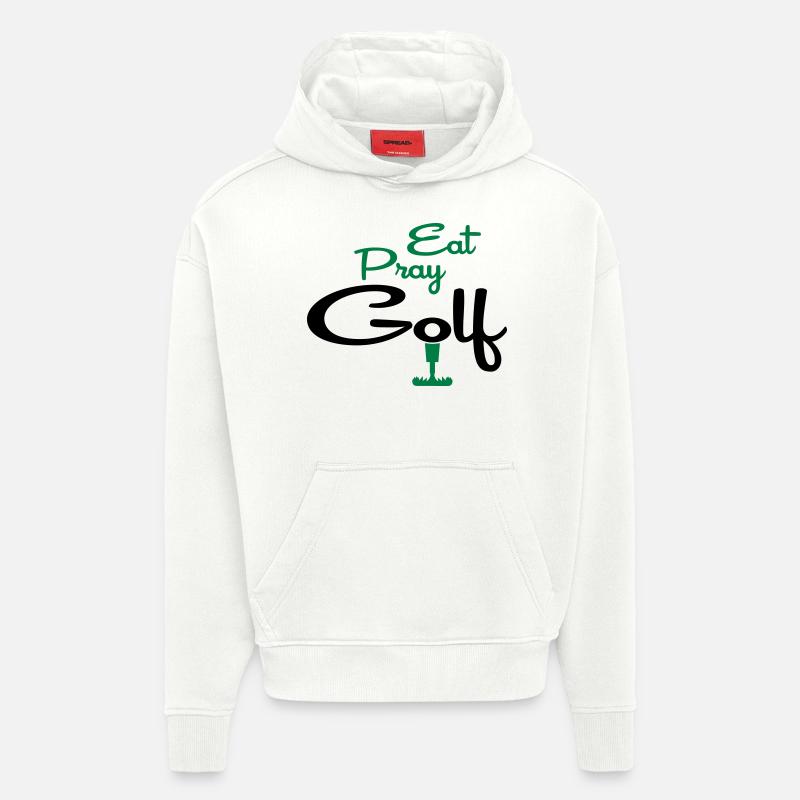 golf - Sweat à capuche bio épais oversize fabriqué en UE - OFF WHITE