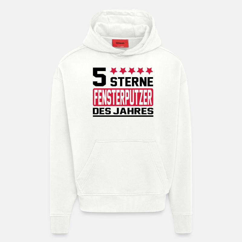 fensterputzer - Hoodie- made by SPREAD  - OFF WHITE