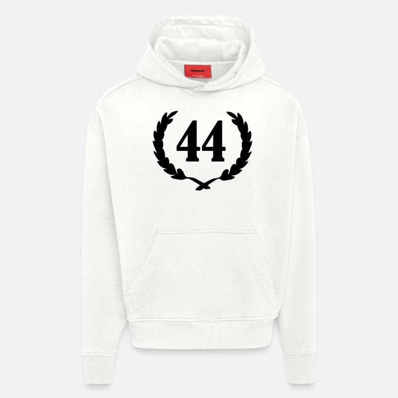 lorbeerkranz_44 - Hoodie- made by SPREAD  - OFF WHITE