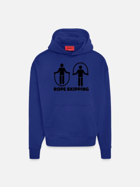 Rope skipping - Hoodie- made by SPREAD - OFF WHITE