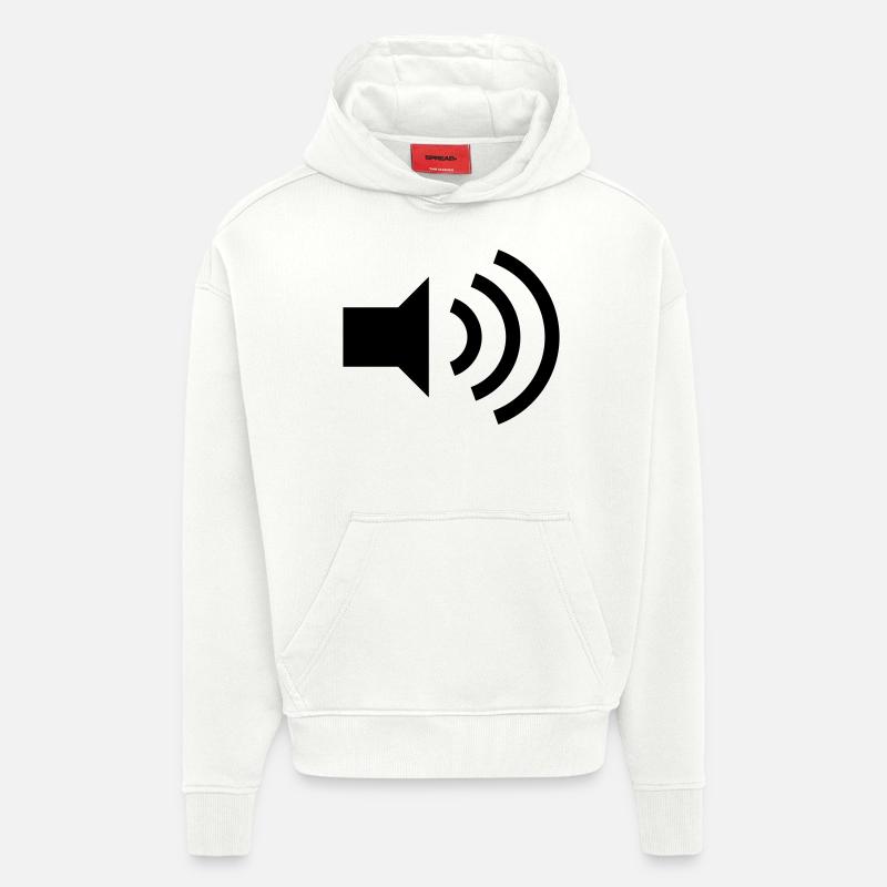 loud - Hoodie- made by SPREAD  - OFF WHITE