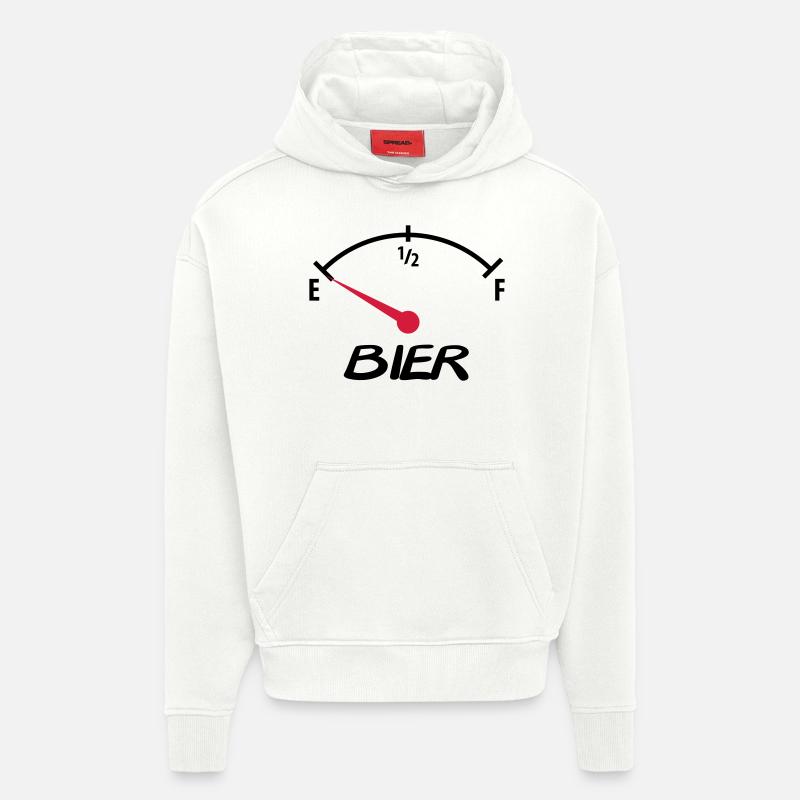bier - Hoodie- made by SPREAD  - OFF WHITE