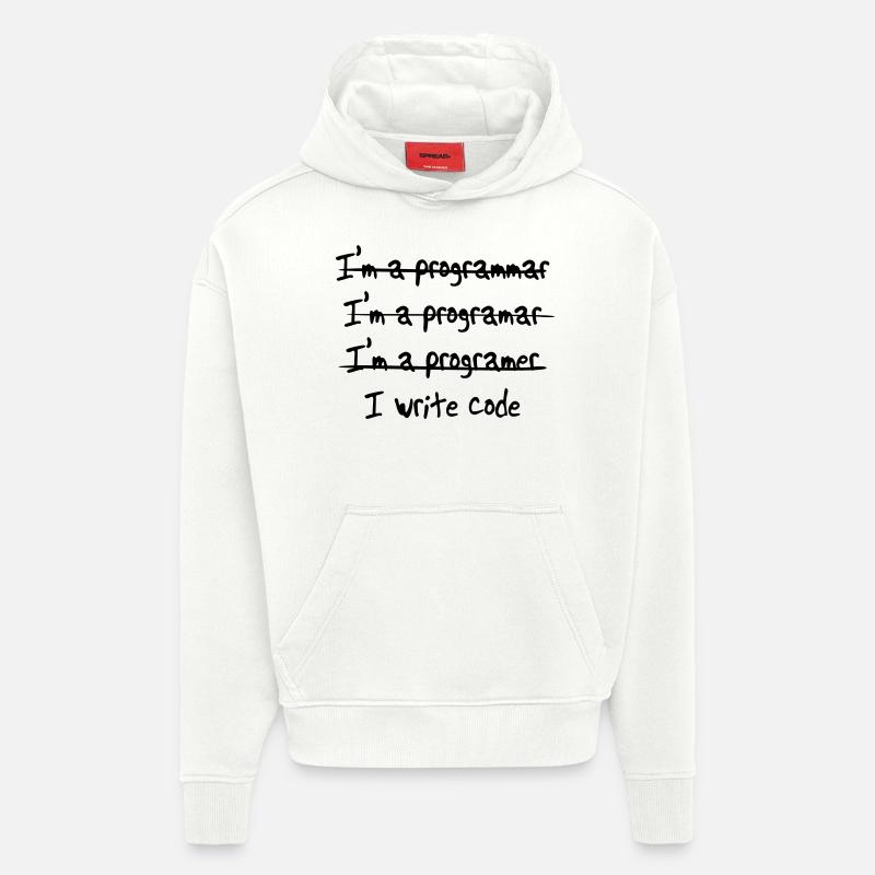 I'm programmer. I write code - Hoodie- made by SPREAD  - OFF WHITE
