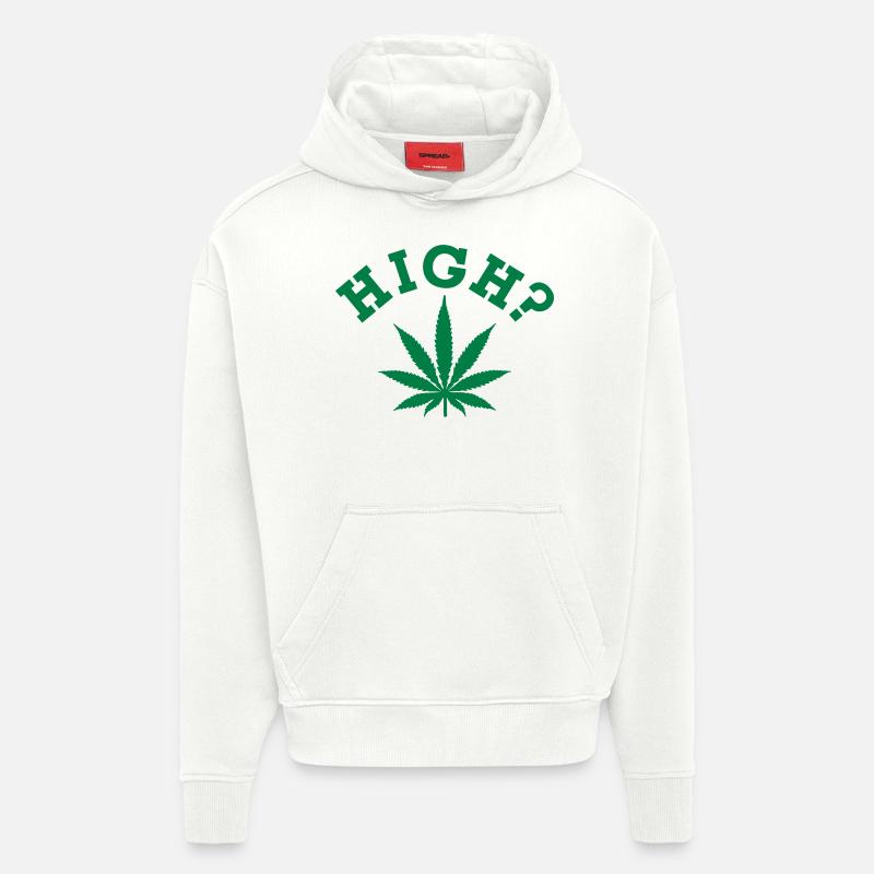 Marihuana - Hoodie- made by SPREAD  - OFF WHITE