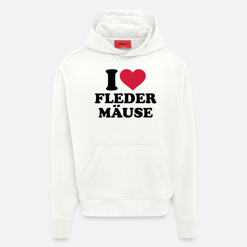 Fledermaus - Hoodie- made by SPREAD  - OFF WHITE