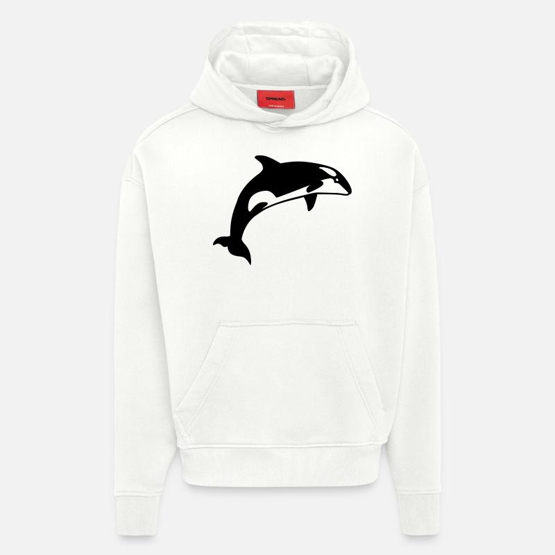 Wal - Hoodie- made by SPREAD  - OFF WHITE